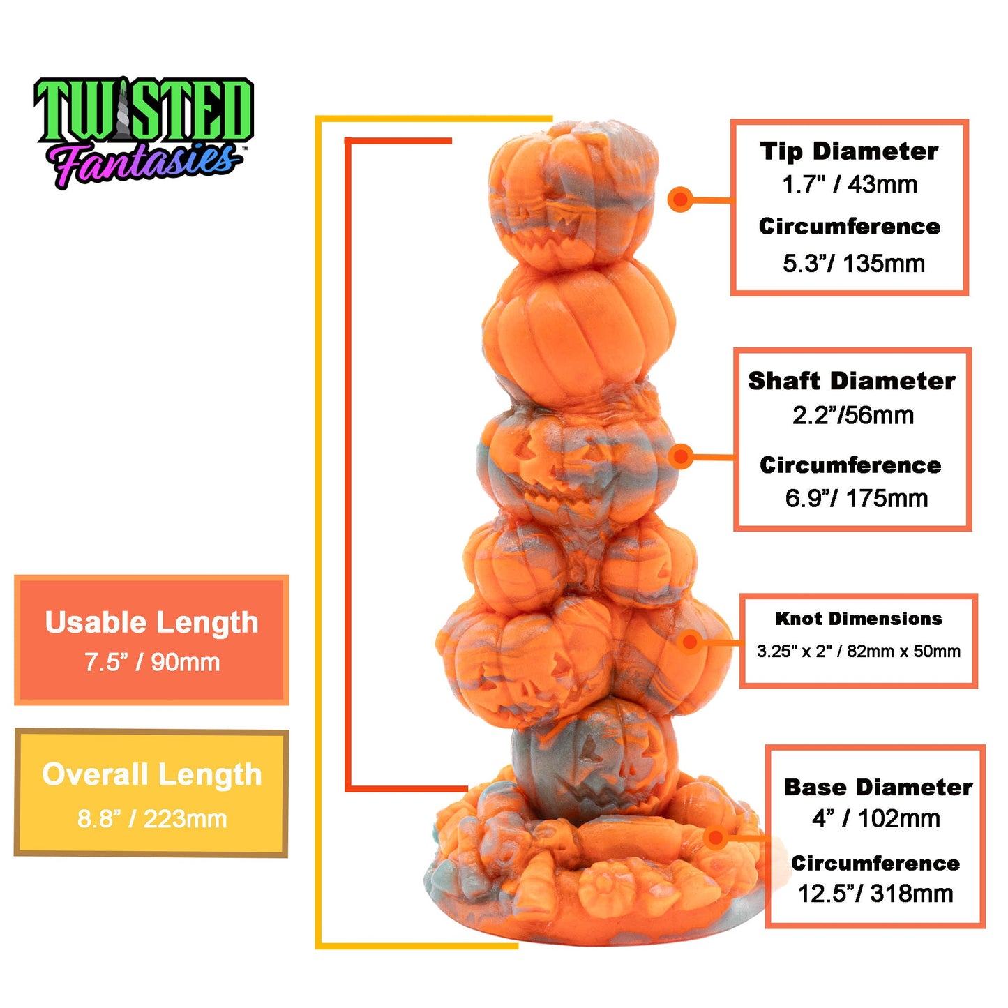 Pumpkin Spice the Pumpkin Dildo